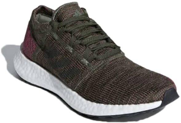(W) adidas PureBoost Go 'Hijau Dasar Marun' B75668 Lookbook (W) adidas PureBoost Go 'Hijau Dasar Marun' B75668