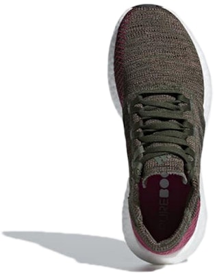 (Women) adidas PureBoost Go 'Base Green Maroon' B75668 Purchase (Women) adidas PureBoost Go 'Base Green Maroon' B75668