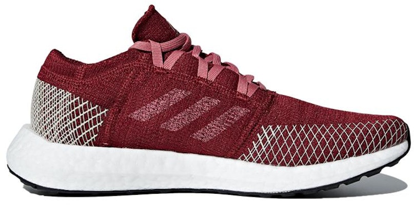 (W) adidas PureBoost Go 'Trace Maroon' Lelaki & Wanita Kasual Stylish B75768 Order (W) adidas PureBoost Go 'Trace Maroon' Lelaki & Wanita Kasual Stylish B75768