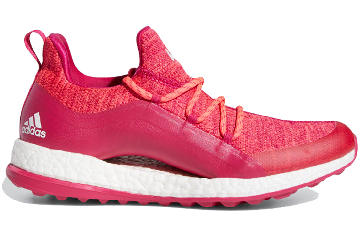(W) adidas Pureboost Golf Pink/White 圖 2