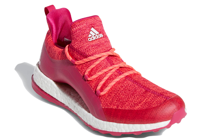 (W) adidas Pureboost Golf Pink/White 圖 3