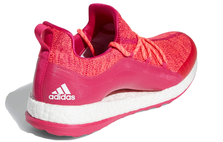 (W) adidas Pureboost Golf Pink/White 圖 4