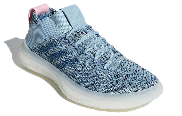 Lookbook adidas Pureboost 舒適耐磨跑步鞋 女款 淺藍色