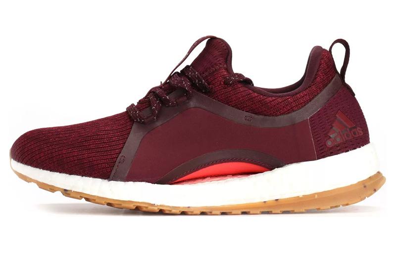 (Women) adidas Pureboost X Running Shoes Red/White - Comfortable & Durable. BY2693