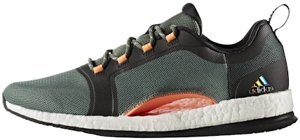 (Women) adidas Pureboost X TR 2 'Black Green' BA7957 (Women) adidas Pureboost X TR 2 'Black Green' BA7957