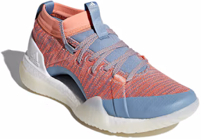 Lookbook adidas Pureboost X Trainer 3.0 綜合 防滑透氣 中筒 訓練鞋 女款 粉藍白