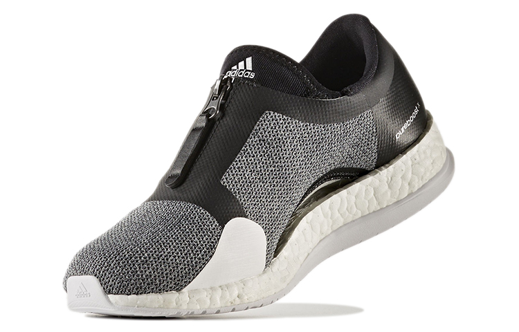 Lookbook (W) adidas PureBoost X Trainer Zip 'Hitam Perak Metalik' BY1671