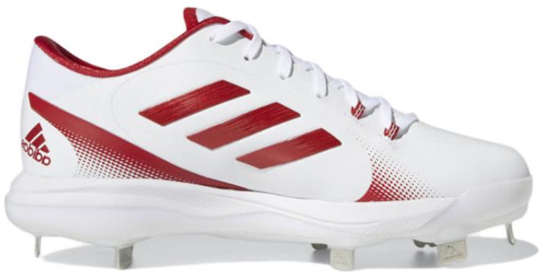adidas Purehustle 2.0 Cleats 舒適耐磨棒球鞋 女款 白紅色 Order adidas Purehustle 2.0 Cleats 舒適耐磨棒球鞋 女款 白紅色