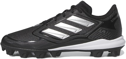 (Women) adidas PureHustle 3 MD 'Black Silver Metallic' IG7138 (Women) adidas PureHustle 3 MD 'Black Silver Metallic' IG7138