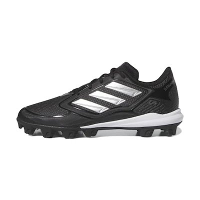 (W) adidas PureHustle 3 MD 'Black Silver Metallic'