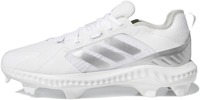(Women) adidas Purehustle TPU Cleats 'White Low Top' FV9043 (Women) adidas Purehustle TPU Cleats 'White Low Top' FV9043
