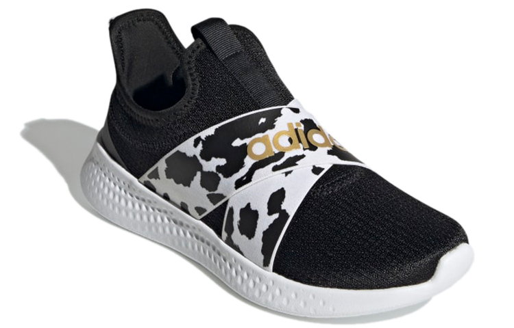 Lookbook adidas neo Puremotion Adapt 輕便透氣休閒跑步鞋 女款 黑白金