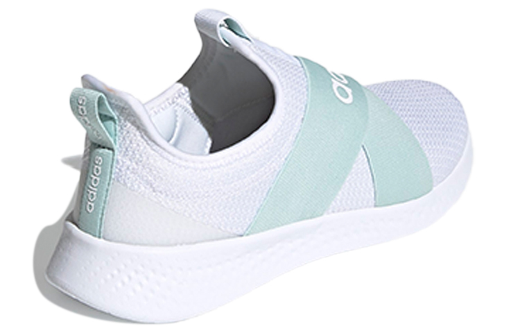 Shop adidas neo Puremotion Adapt 低幫 跑步鞋 女款 白綠