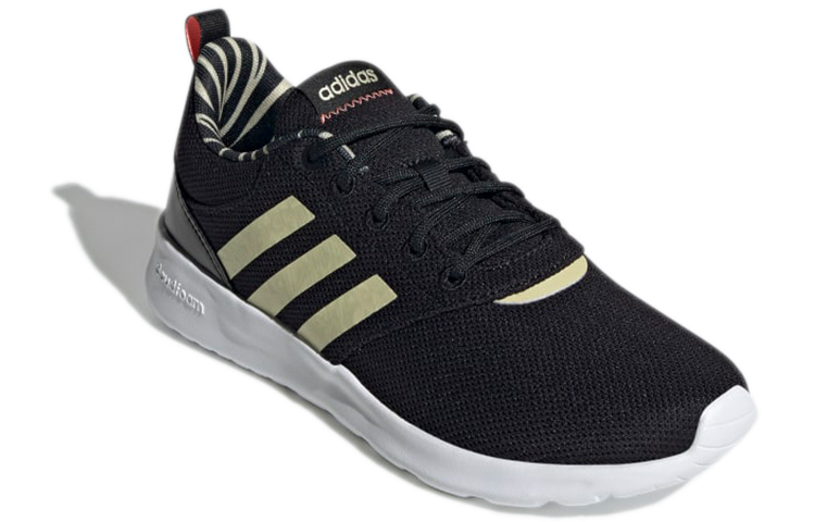 Lookbook adidas neo Qt Racer 2.0 舒適耐磨跑步鞋 女款 黑