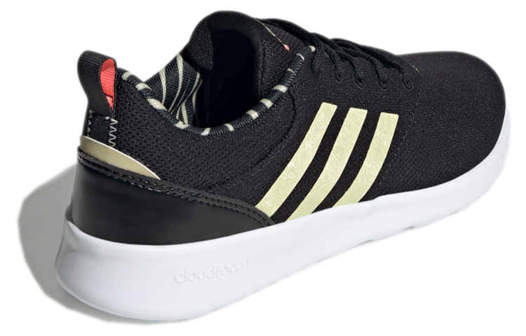 Shop adidas neo Qt Racer 2.0 舒適耐磨跑步鞋 女款 黑
