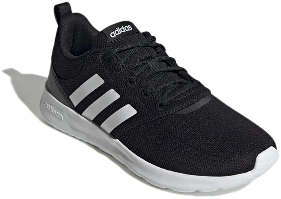adidas neo Qt Racer 2.0 舒適耐磨運動鞋 女款 黑色 Lookbook adidas neo Qt Racer 2.0 舒適耐磨運動鞋 女款 黑色
