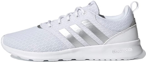 (Women) adidas QT Racer 2.0 'White Silver Metallic' FY8313 (Women) adidas QT Racer 2.0 'White Silver Metallic' FY8313