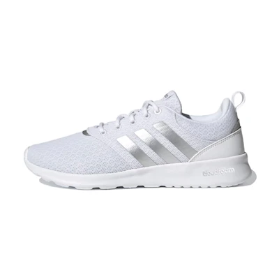 (W) adidas QT Racer 2.0 'White Silver Metallic'