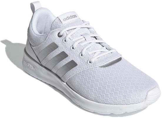 (Women) adidas QT Racer 2.0 'White Silver Metallic' FY8313 Lookbook (Women) adidas QT Racer 2.0 'White Silver Metallic' FY8313