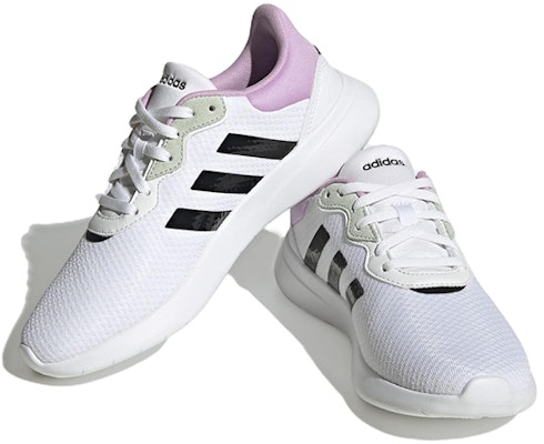 (W) 아디다스 QT 레이서 3.0 화이트/블랙/라일락 HP6256 Lookbook (W) 아디다스 QT 레이서 3.0 화이트/블랙/라일락 HP6256