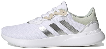 (Women) adidas QT Racer 3.0 'White Silver Metallic' GY9243 (Women) adidas QT Racer 3.0 'White Silver Metallic' GY9243