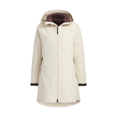 (Women) adidas RAIN.RDY 3-In-1 Reversible Outdoor Waterproof Jacket Off-White. IL8967