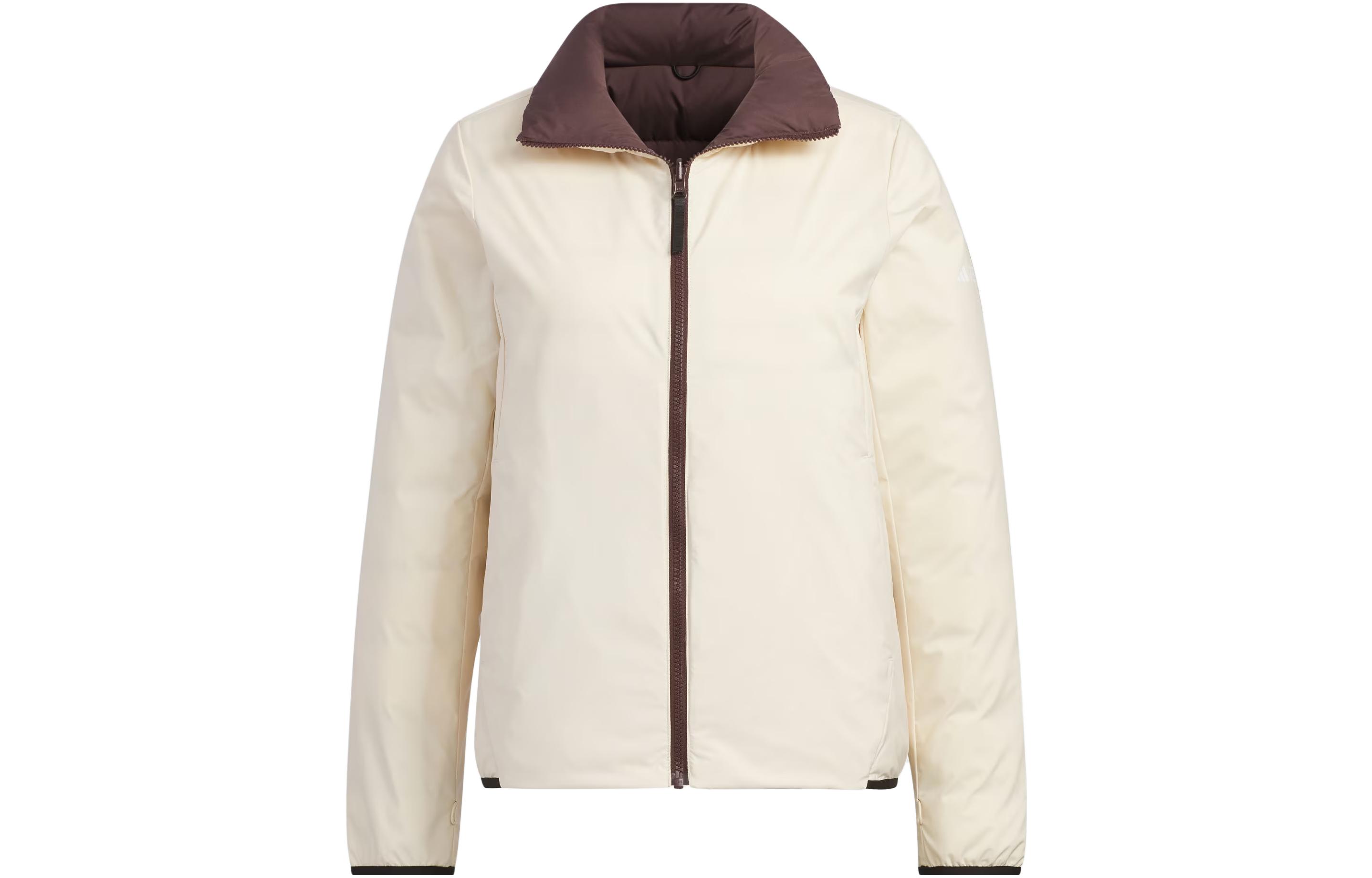 Lookbook (W) adidas RAIN.RDY 3-In-1 Jaket Anti Air Outdoor Reversible Warna Off-White. IL8967