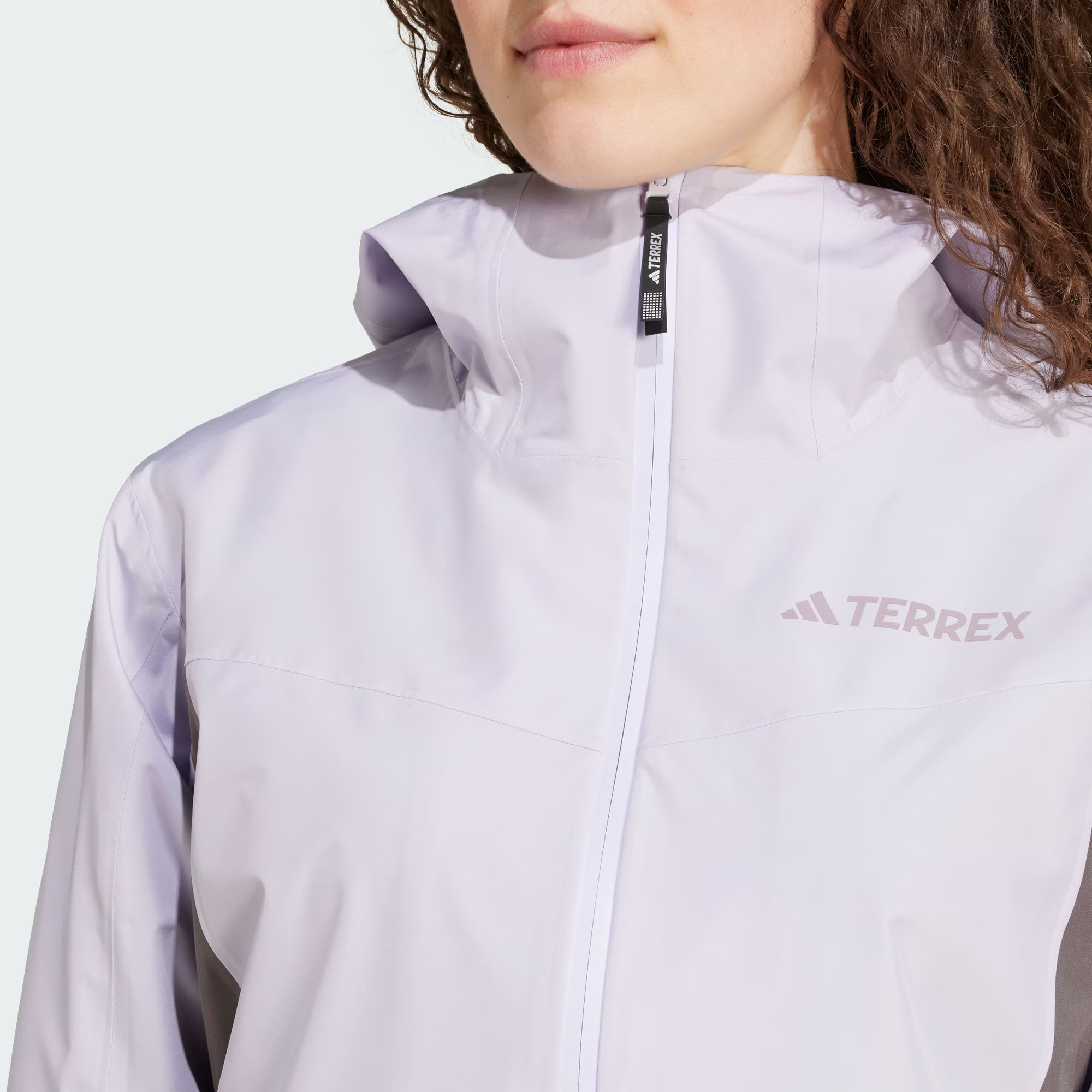 (Women) adidas RAIN RDY Waterproof Windproof Breathable Silver Rain Jacket IY0094 圖 5