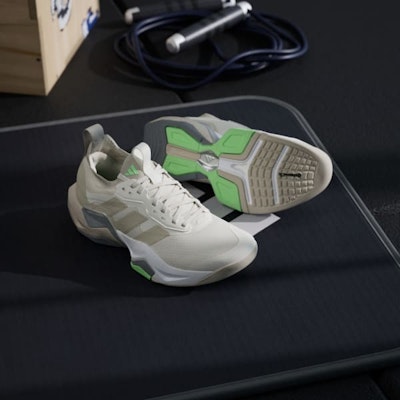 (Women) Adidas RapidMove ADV 2 Training Shoes Chalk White/Beige/Lime Burst JS3171 Cheap (Women) Adidas RapidMove ADV 2 Training Shoes Chalk White/Beige/Lime Burst JS3171