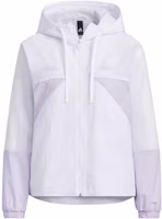 Order (W) adidas Rco 拼色連帽風衣 白色休閒外套 IP0751