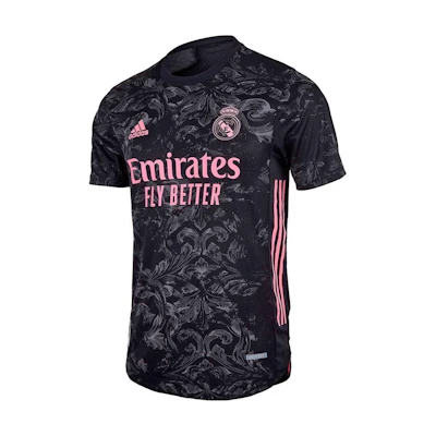 (Women) adidas Real Madrid 20/21 Black Player Version Logo Soccer Jersey. GE0932