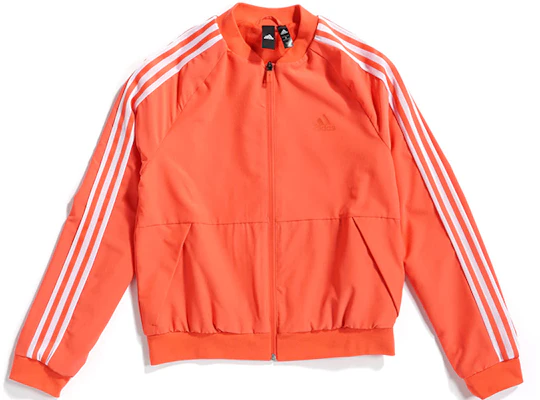 (W) adidas 紅色運動條紋飛行夾克 EI8964 Buy (W) adidas 紅色運動條紋飛行夾克 EI8964