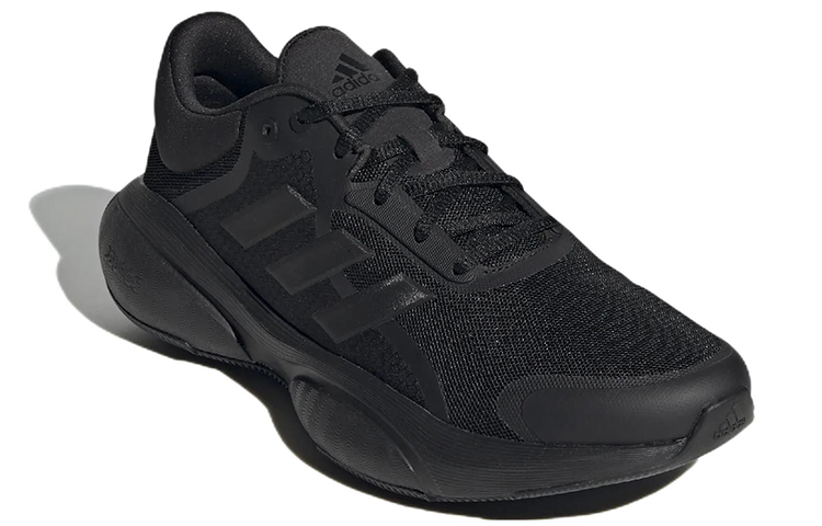 Lookbook adidas Response 低筒耐磨跑步鞋 女款 黑