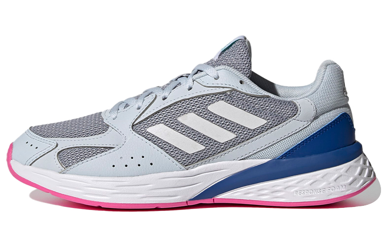 Buy adidas Response Run 低幫 跑步鞋 女款 灰藍粉