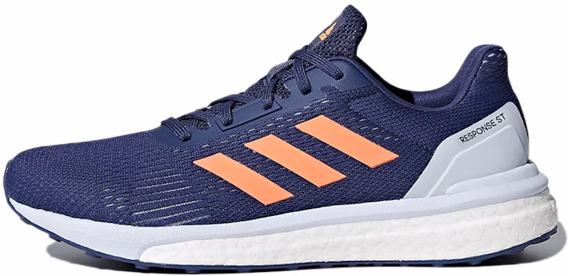 adidas Response 減震透氣 低幫 跑步鞋 女款 深藍色 Buy adidas Response 減震透氣 低幫 跑步鞋 女款 深藍色