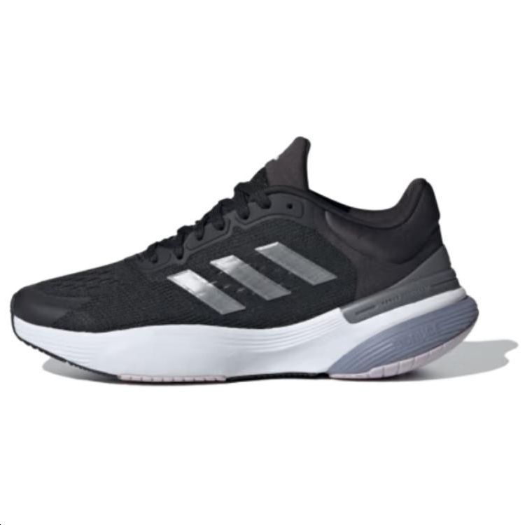 (Women) adidas Response Super 3.0 Running Shoes Black Grey Comfortable Low-Top. IG0328
