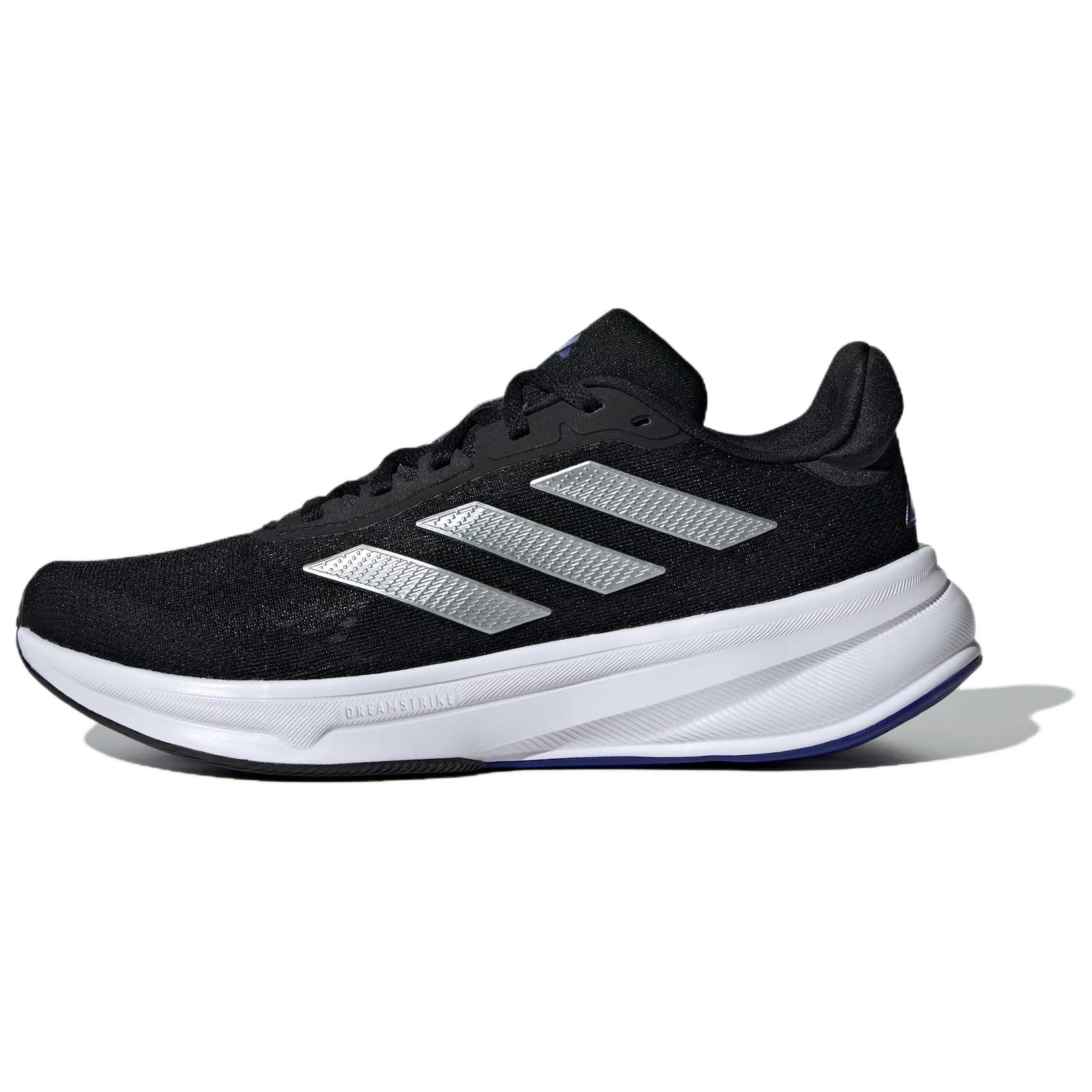 (Women) adidas Response Super Black/Silver Breathable Running Shoes JI4299
