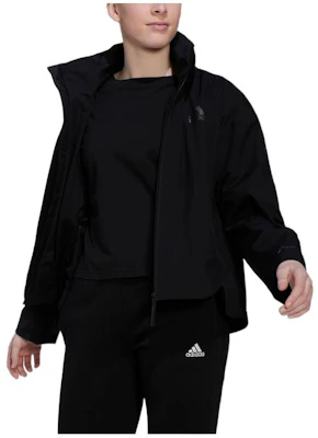 (W) adidas Retro Jaket Hitam dengan Tiga Garis di Punggung HG6021 Order (W) adidas Retro Jaket Hitam dengan Tiga Garis di Punggung HG6021
