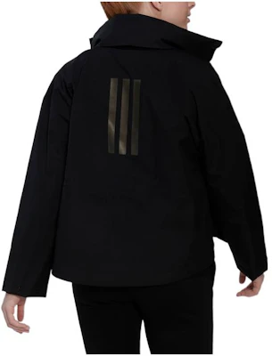 (W) adidas Retro Jaket Hitam dengan Tiga Garis di Punggung HG6021 Lookbook (W) adidas Retro Jaket Hitam dengan Tiga Garis di Punggung HG6021