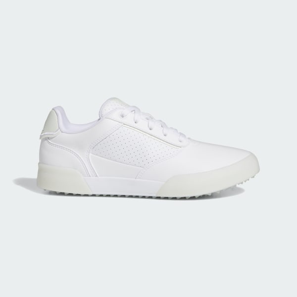 (Women) Adidas Retro Cross Spikeless Golf Shoes Cloud White/Crystal Jade/Off White IE8291