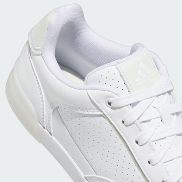 Cheap (Women) Adidas Retro Cross Spikeless Golf Shoes Cloud White/Crystal Jade/Off White IE8291