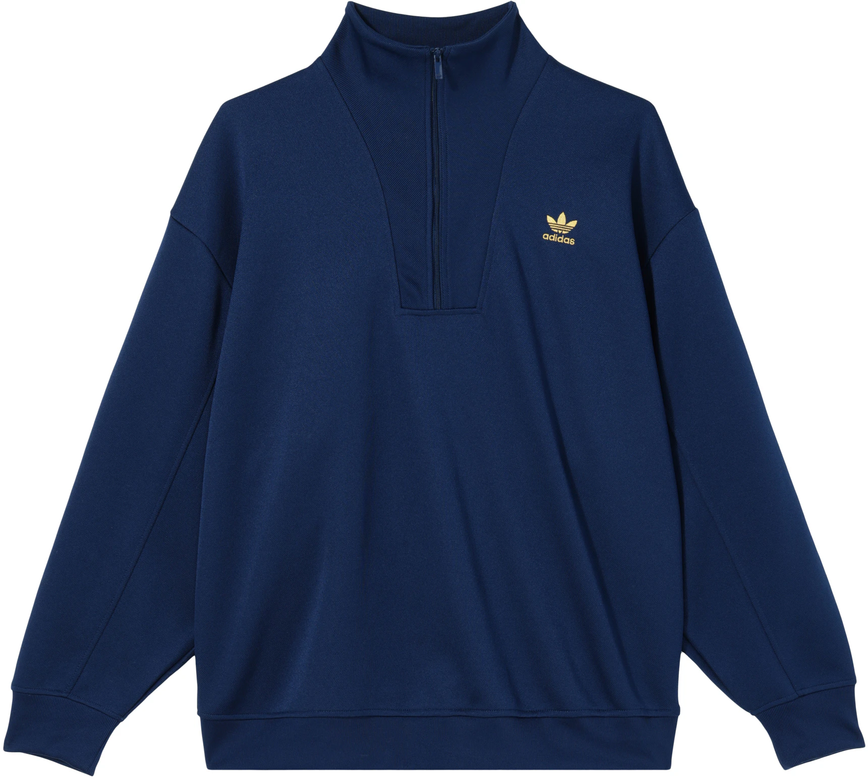 women-adidas-retro-logo-half-zip-pullover-sweatshirt-navy-blue-ii-0747