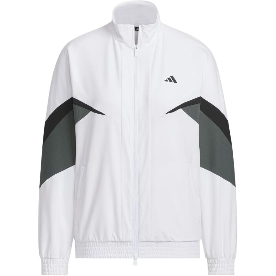 (Women) adidas Retro Sport Colorblock Loose Zip Jacket White IM7214
