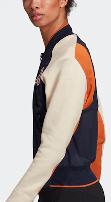 (Women) adidas Retro Style Long-Sleeve Jacket - Dark Blue DX8420 Details for (Women) adidas Retro Style Long-Sleeve Jacket - Dark Blue DX8420