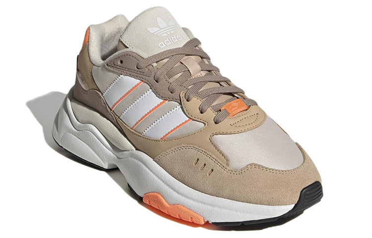 Lookbook adidas originals Retropy F90 潮流 低筒 運動休閒鞋 女款 卡其色