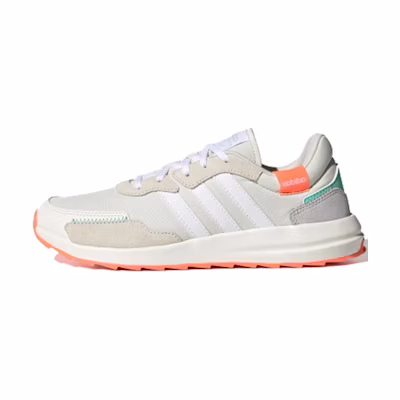 (W) adidas Retrorun 'White Signal Coral'