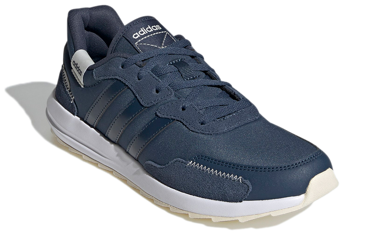 (W) adidas Retrorun Crew Navy White 圖 3