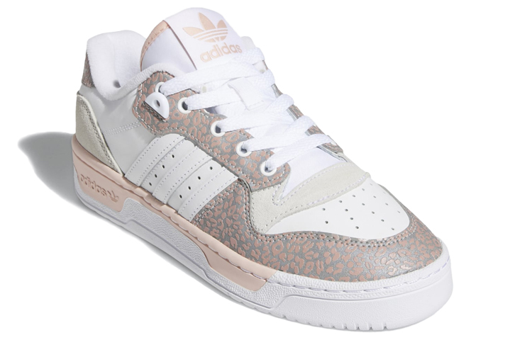 Lookbook (W) 阿迪达斯 Rivalry 低帮粉色斑马纹款式 FW0661