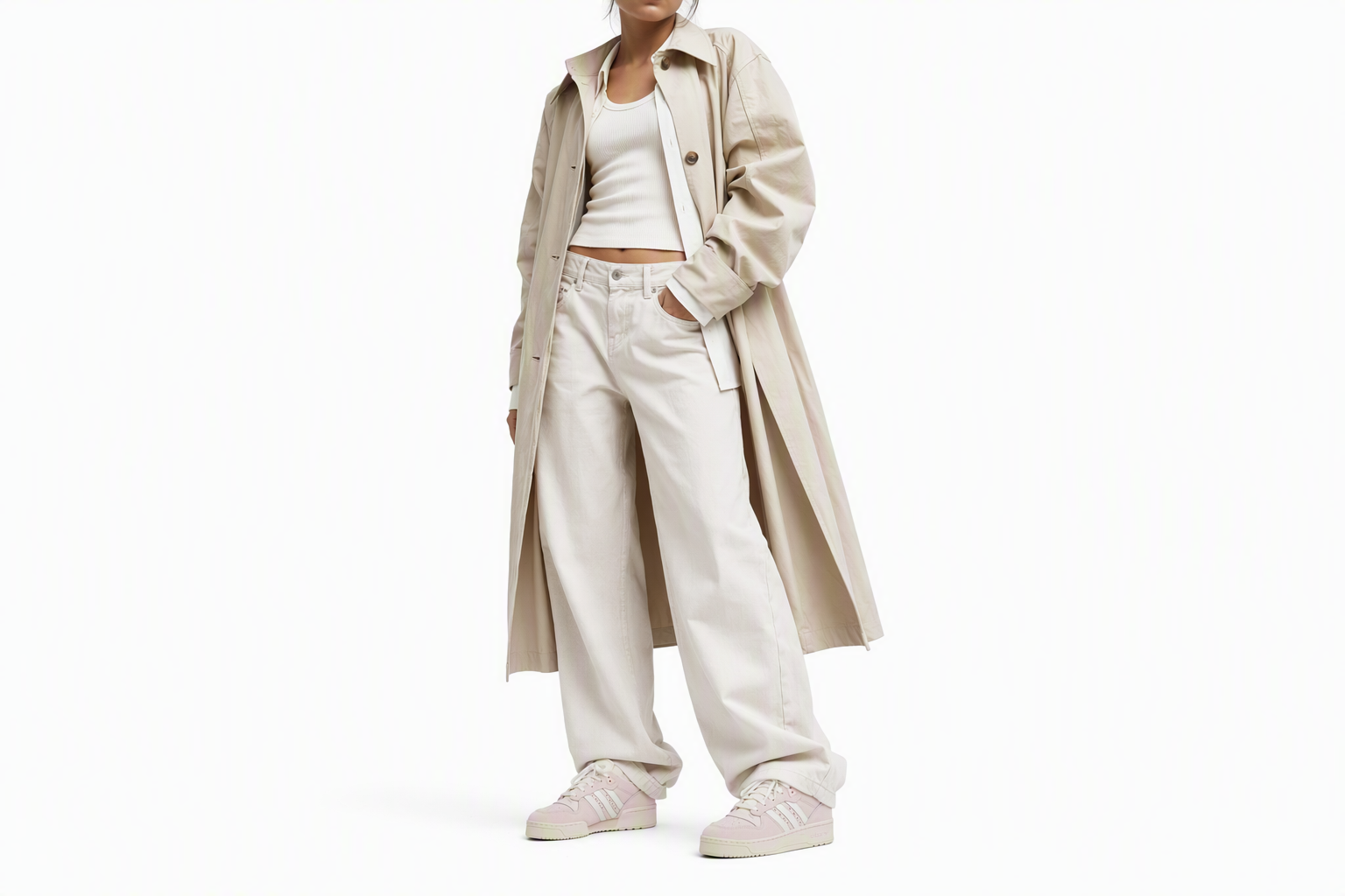 Order adidas originals Rivalry 舒適百搭 減震透氣 低幫 板鞋 女款 粉白