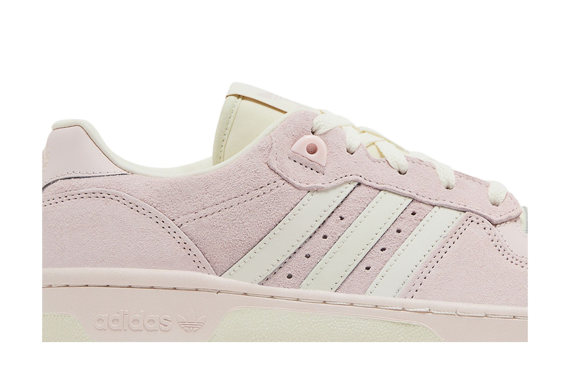 Lookbook adidas originals Rivalry 舒適百搭 減震透氣 低幫 板鞋 女款 粉白